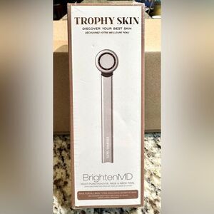 Trophy Skin BrightenMD Device multifunction eye, face and neck tool brand new